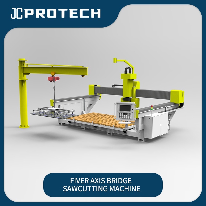 Stone Factory Marble CNC Cutting Machine with Jib Crane