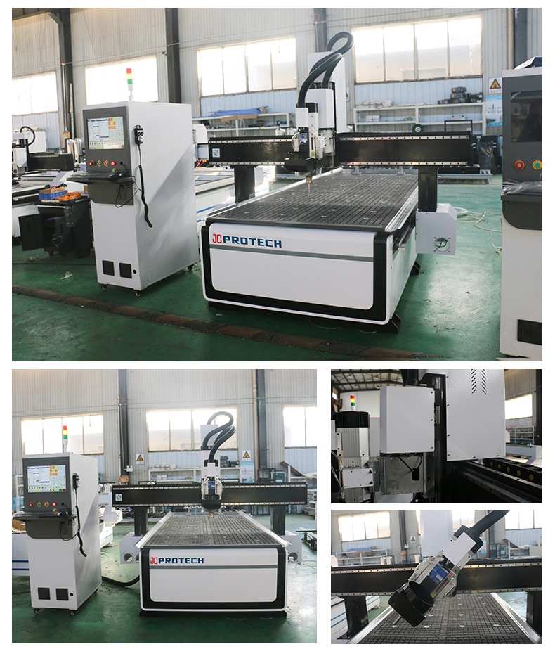 4 Axis Cnc Router ATC Machine with Spindle Swing Function